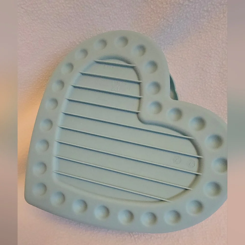 IKEA Heart-Shaped Light Blue Silicone Mold